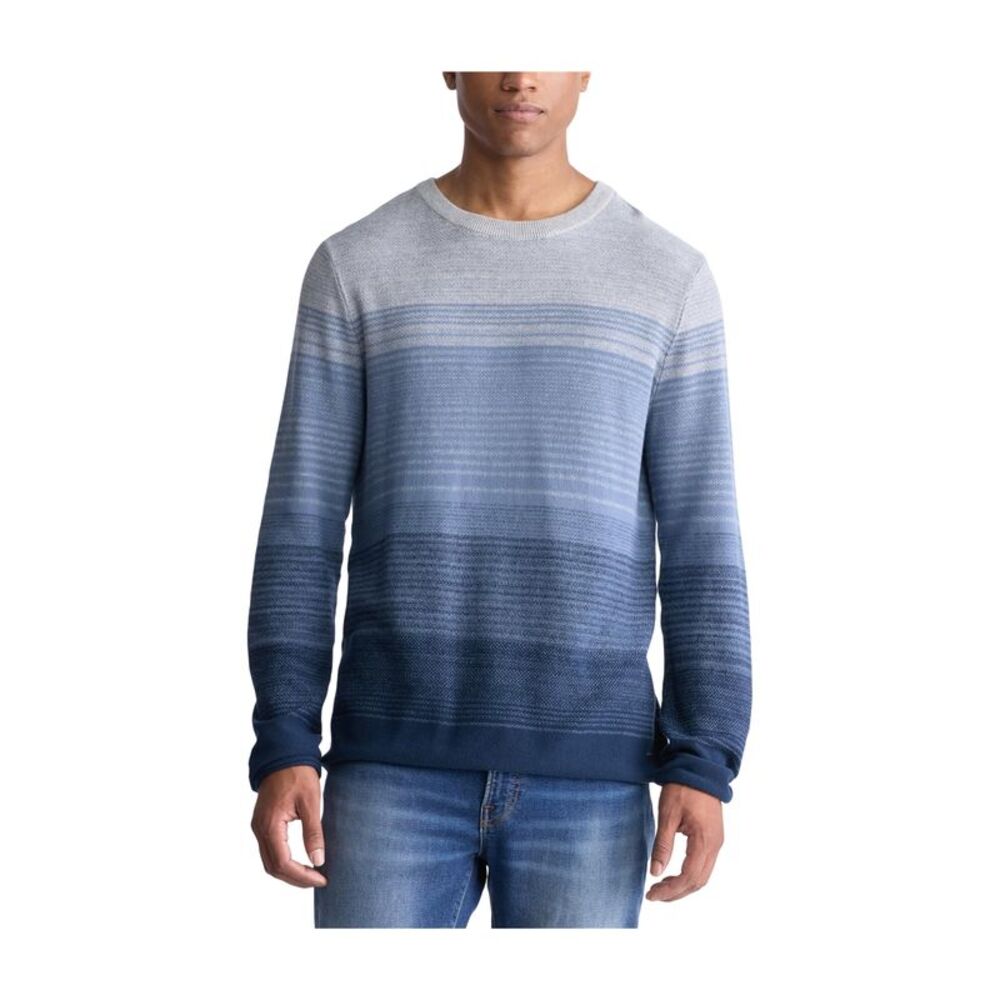 Buffalo David Bitton Mens Gradient Striped Pullover Sweater, NWT
